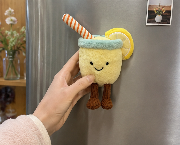 jofuly-plush-citrus-drink-fridge-magnet-light-yellow-4