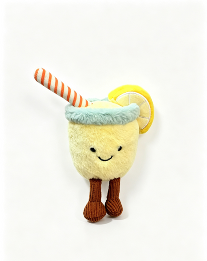 jofuly-plush-citrus-drink-fridge-magnet-light-yellow
